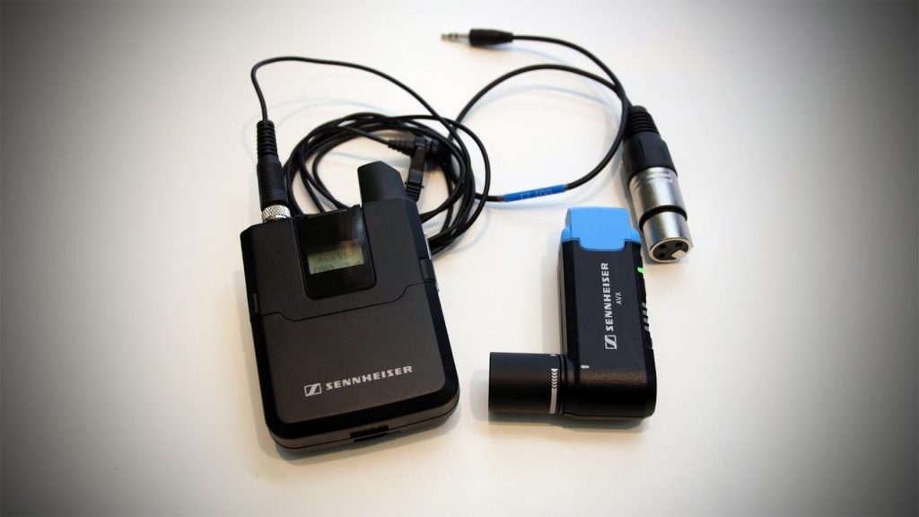 Sennheiser lavalier wireless mic set I use in my video production